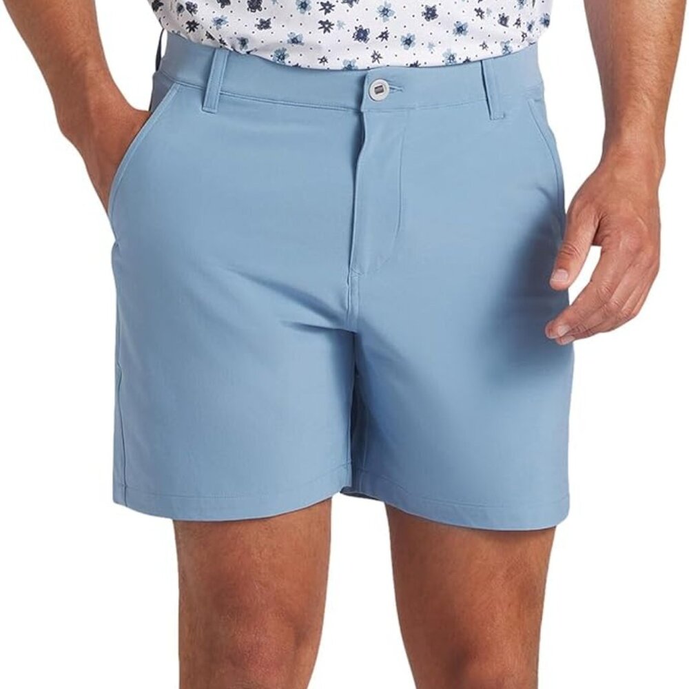 Puma Men’s 101 Solid 9″ Golf / Athletic Shorts – Zen Blue – Size 40 – NWT